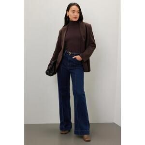 Majestic Filatures Aubergine Soft-Touch Classic Turtleneck Size 4 Fabric pull